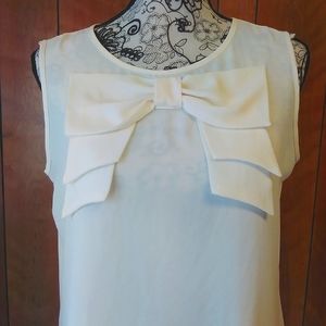 Dorothy Perkins bow top, sz L